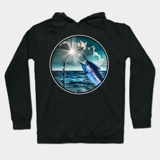 Marlin deep sea fishing Hoodie